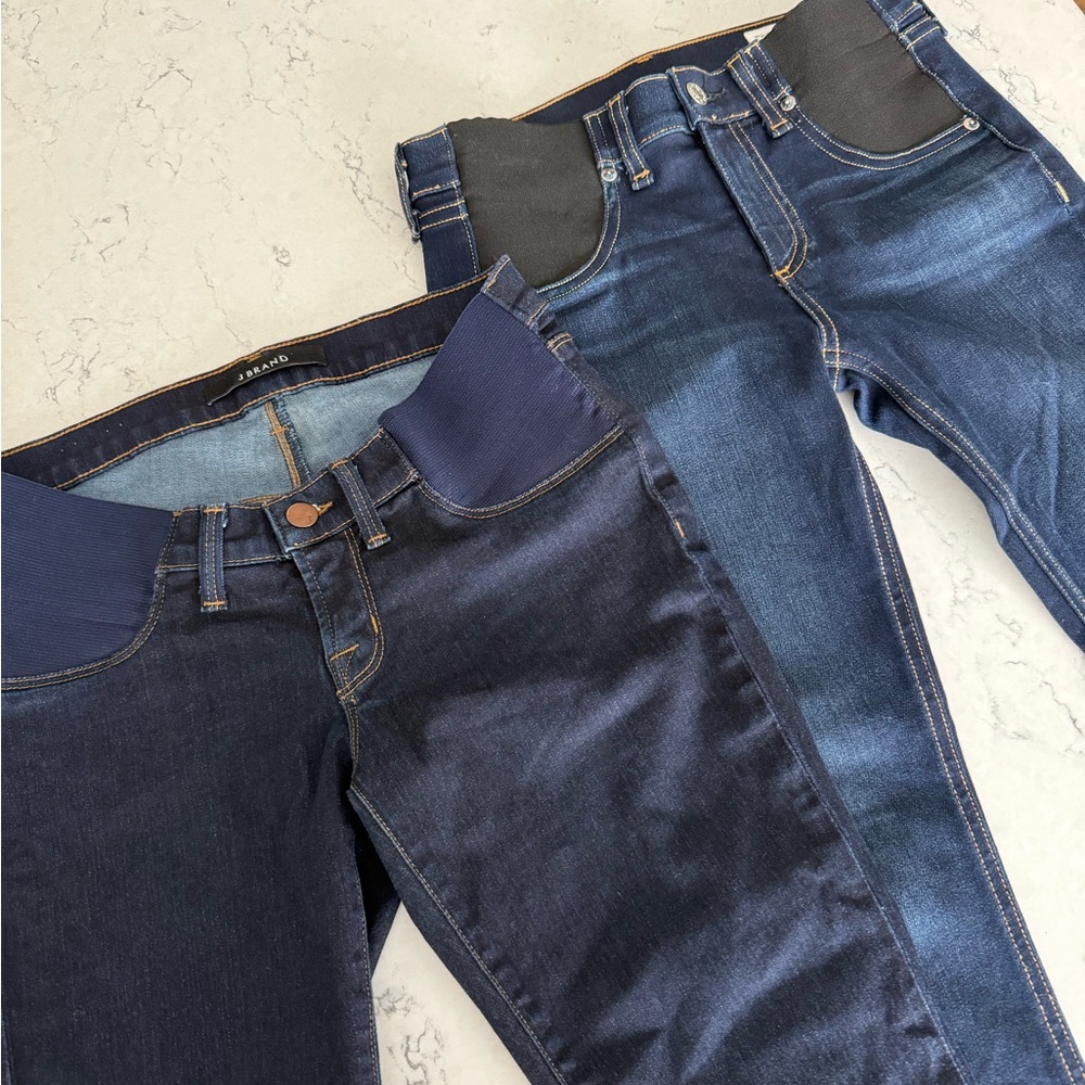 Maternity Women's Jeans Size S the J brand is size 25 and rag & bone size 26
